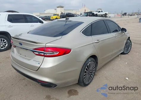 2018 Ford Fusion Titanium из США, поврежденный, VIN 3FA6P0D91JR188288
